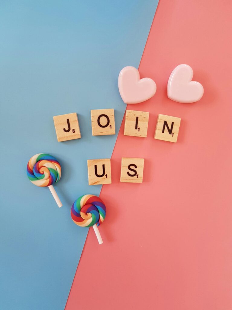 Join Us Scrabbles Letters