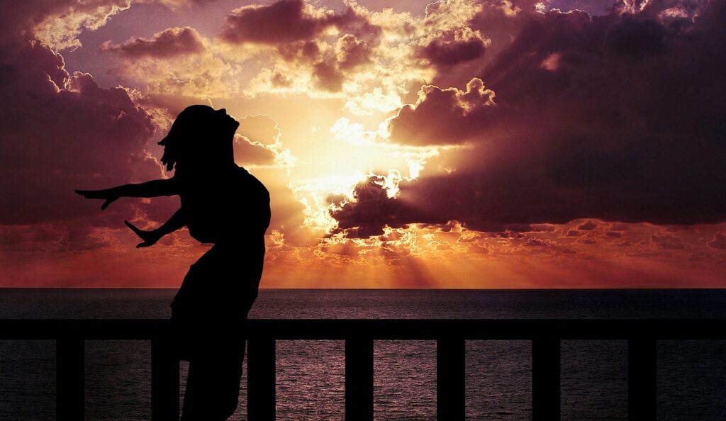 woman, happiness, sunrise, silhouette, dress, beach, freedom, breathing, joy, dusk, breathing, nature, breathing, breathing, breathing, breathing