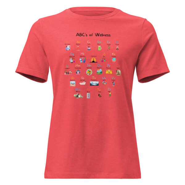 womens-relaxed-t-shirt-heather-red-front-680702cf3ef75 ABC’s of Wellness Tee – Relaxed Fit for Women