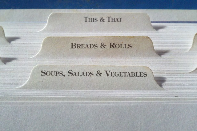 recipe, tab, index, cards, dividers, print, food, book, pages, soup, salad, bread, rolls, gray food, gray book, gray books, gray bread, recipe, recipe, recipe, recipe, recipe, index