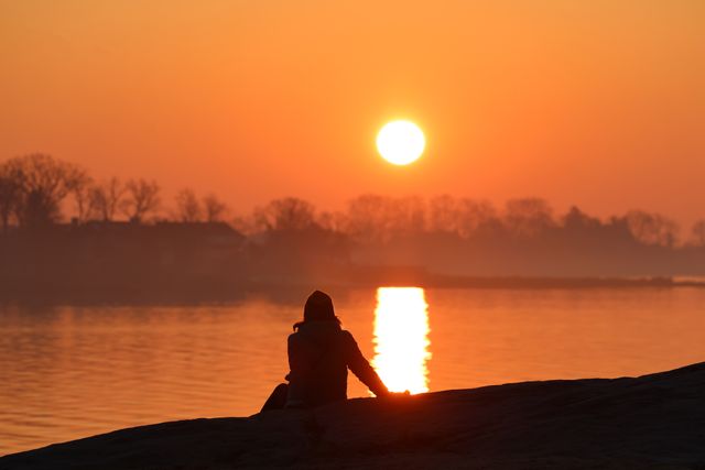 Woman over 40 taking time for self-care during a stressful life transition